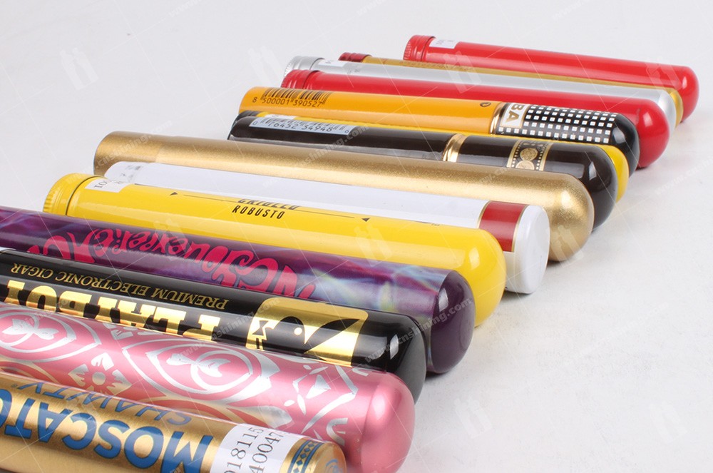 Aluminum Cigar Tube Shining Aluminum Packaging