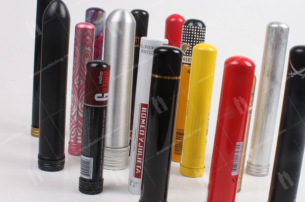Aluminum Cigar Tube Shining Aluminum Packaging