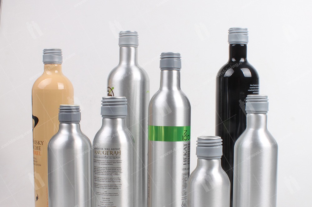Aluminum Wine Bottle Shining Aluminum Packaging