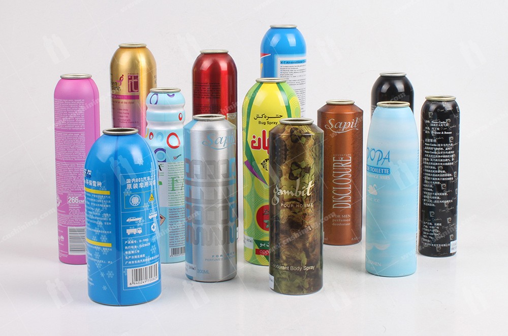 Aluminum Aerosol Can, Aerosol spray can Shining Aluminum Packaging