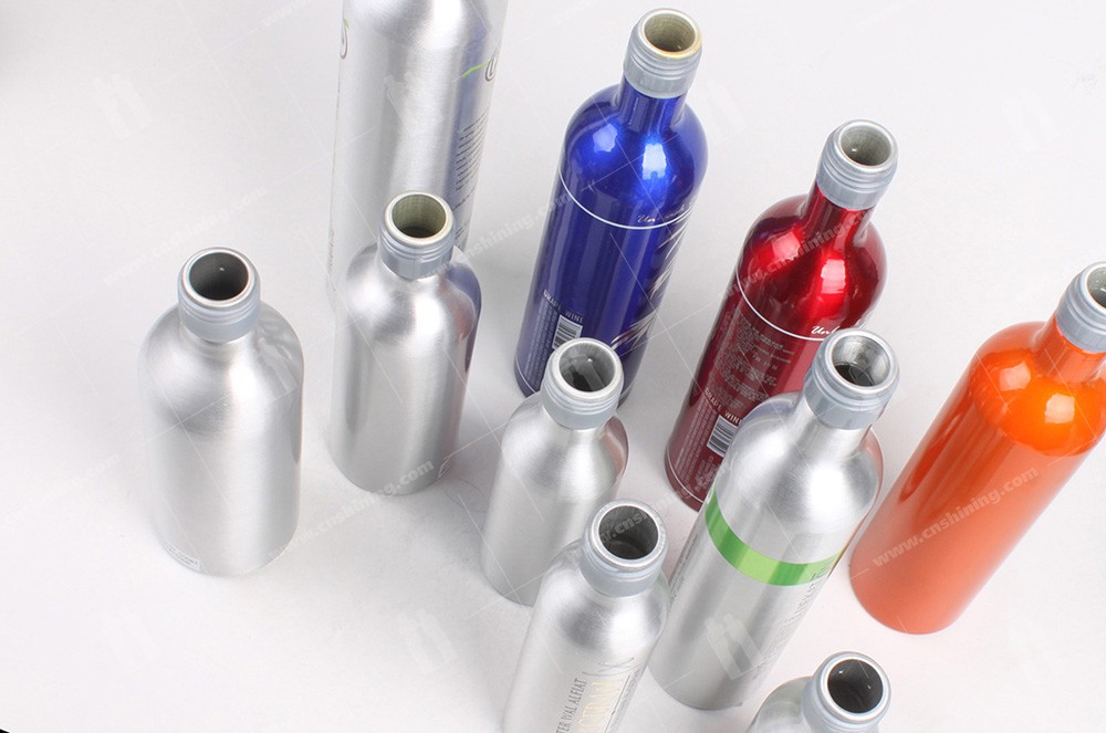 Aluminum Wine Bottle Shining Aluminum Packaging