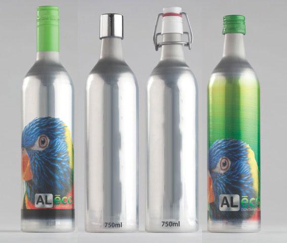 Bouchons de bouteilles en aluminium