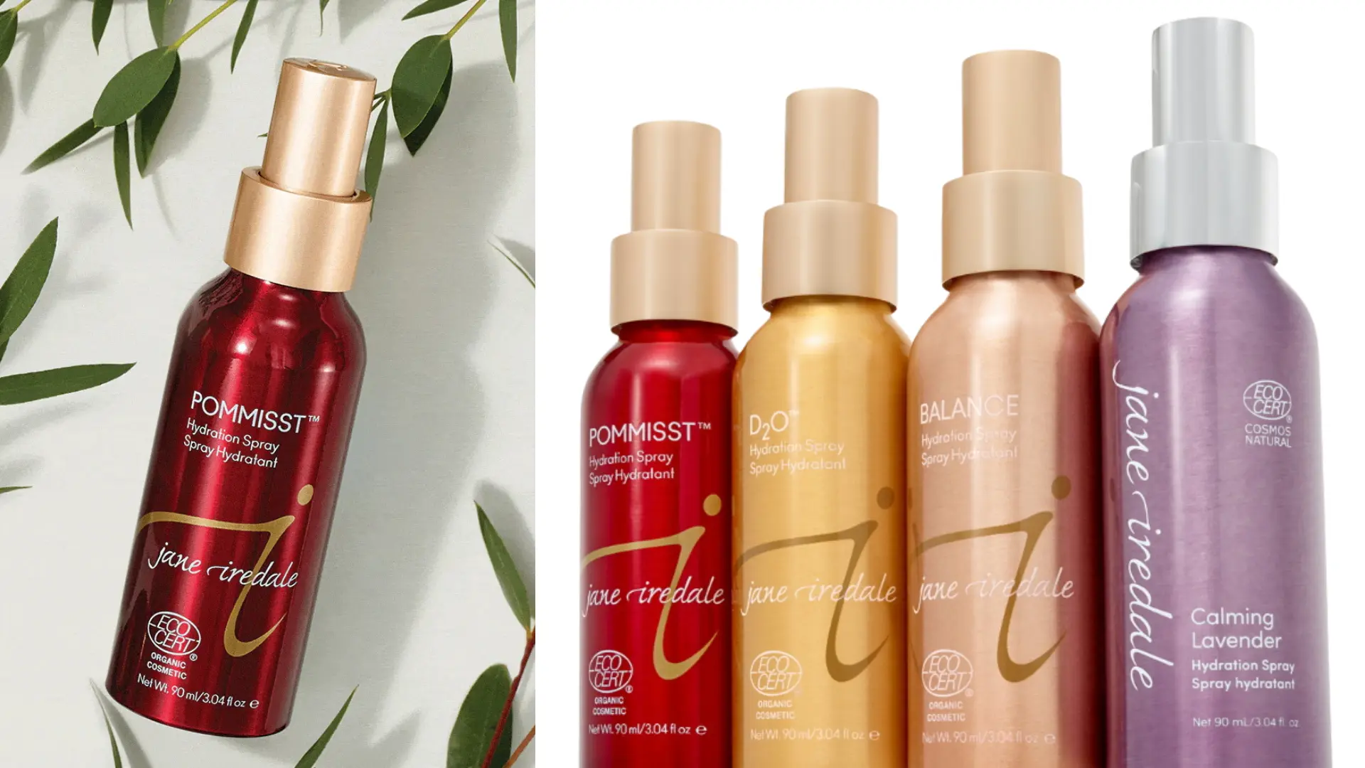90ml Jane Iredale aluminum bottle for Hydration Spray
