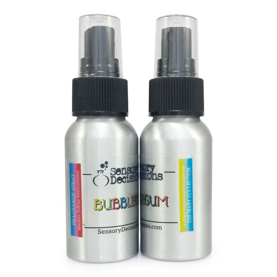 Frasco de alumínio de 150ml da Sensory Decisions para fragrâncias de casa e carro.