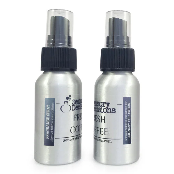 Frasco de alumínio de 150ml da Sensory Decisions para fragrâncias de casa e carro.