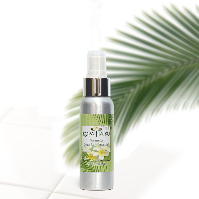 Bouteille en aluminium de 2 oz pour brume d'arôme biologique Plumeria (4)