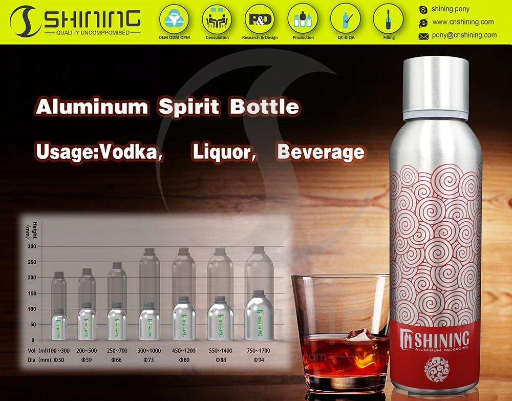 Why choose aluminum Bottle for Spirit