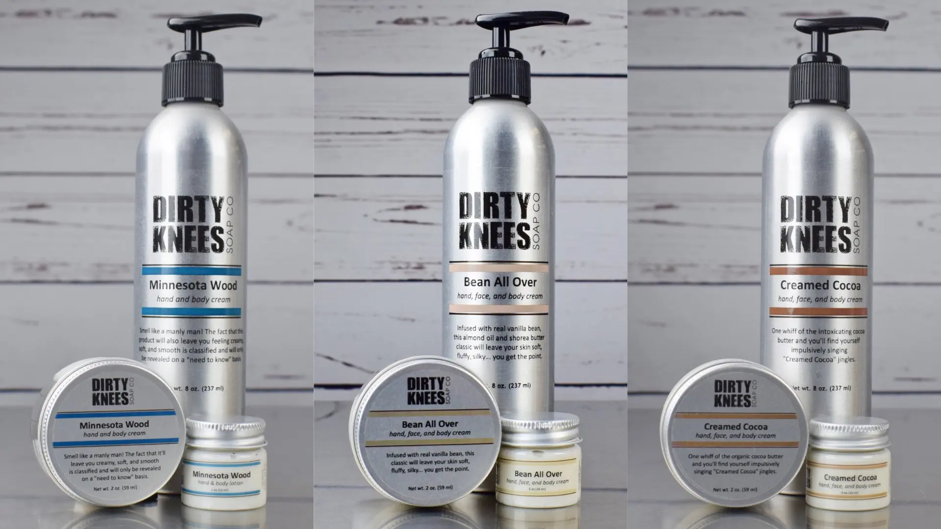 Алюминиевая бутылка мыла Dirty Knees объемом 237 мл для личной гигиены.