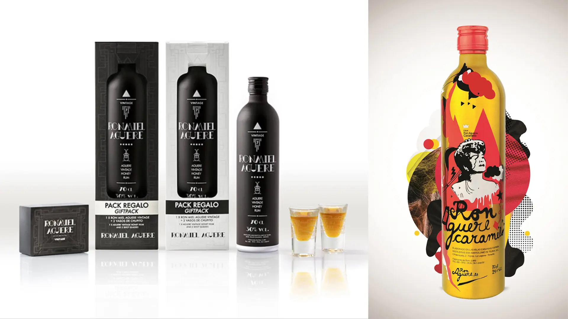 700ml Ron Aguere aluminum bottle for Rum