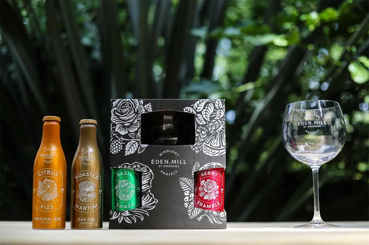 Botella de aluminio Eden Mill de 250 ml para bebidas