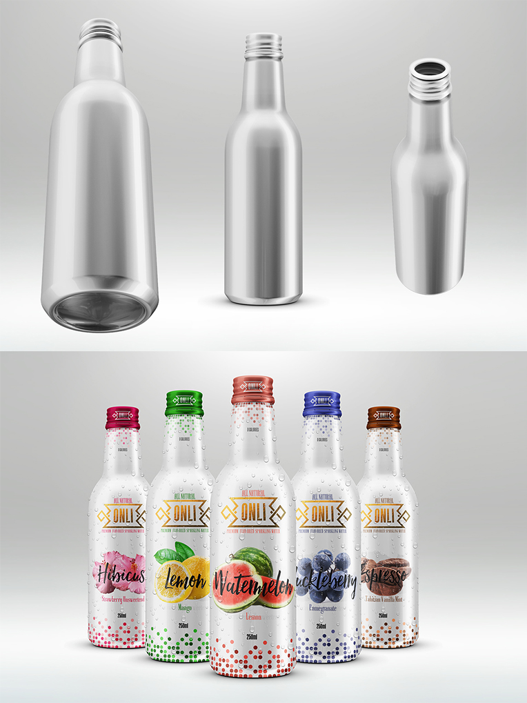 Aluminiumflasche für Fruchtsaft (2)