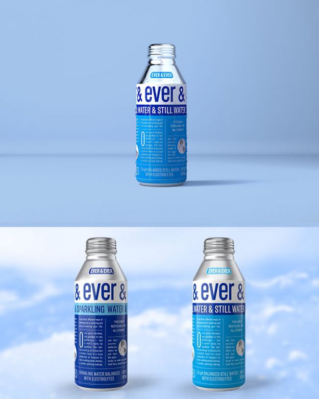 Aluminiumflasche für Wasser