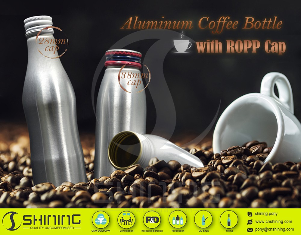 Aluminum coffee bottle