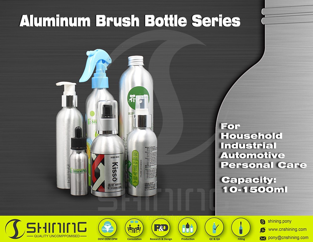household aluminum bottles