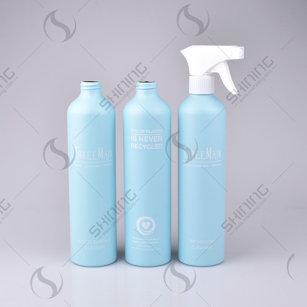 Aluminiumflaschen sprühen