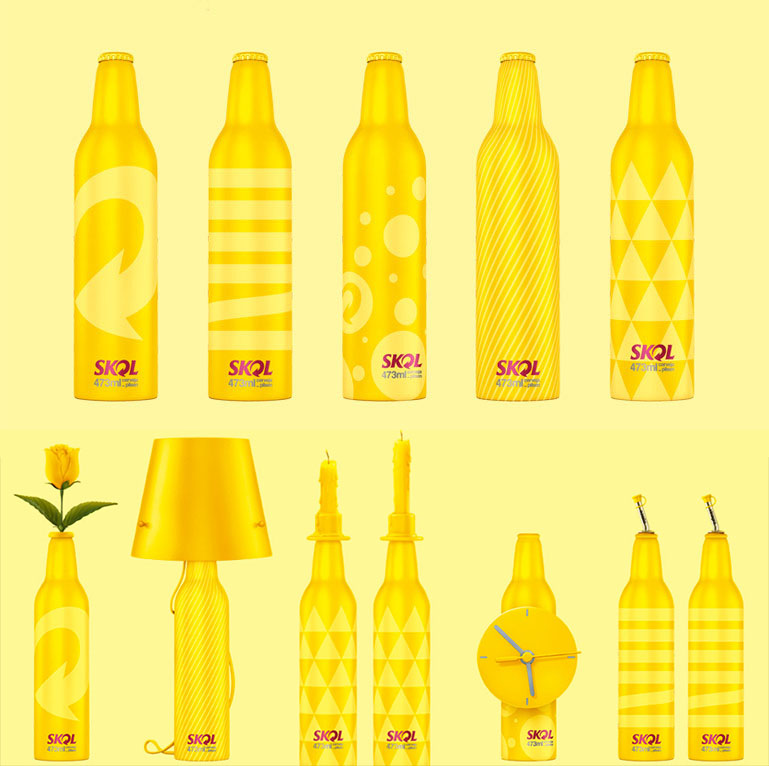 botellas de aluminio