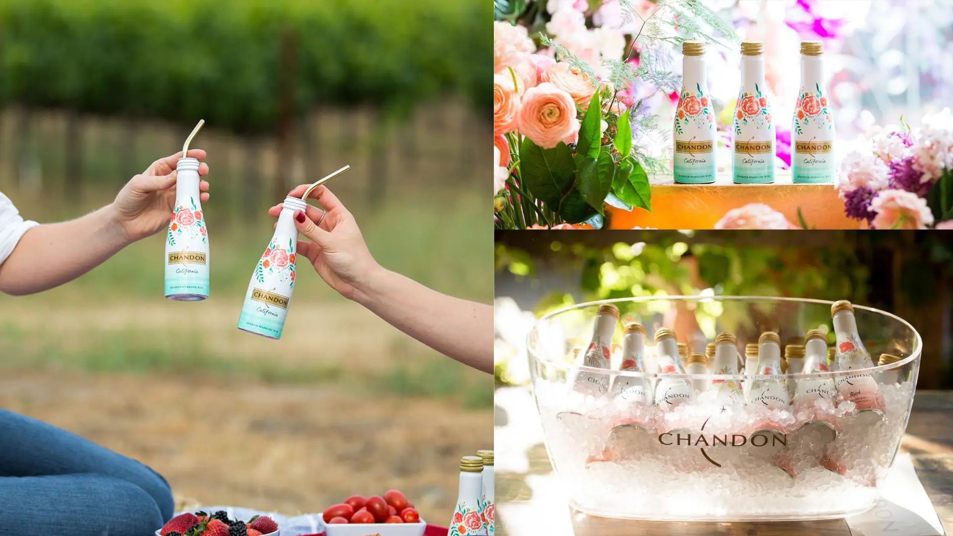 Блестящая алюминиевая бутылка объемом 150 мл для игристого вина