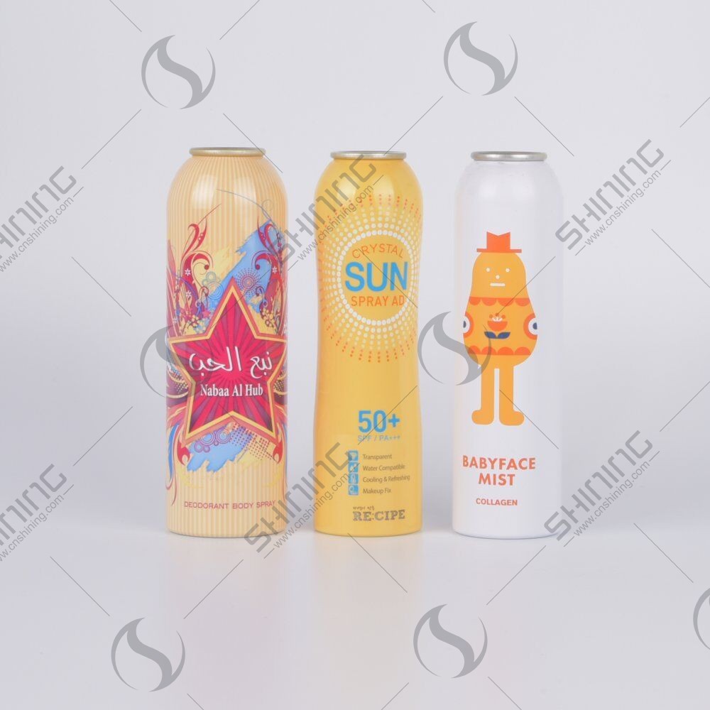 lata de aerosol de aluminio
