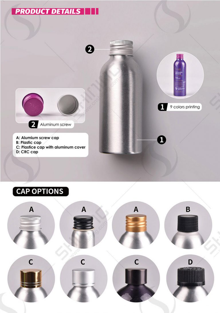Aluminium Bottles with Screw Closures Manufacturers