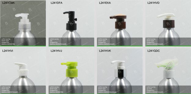 Aluminium-Lotion-Flasche