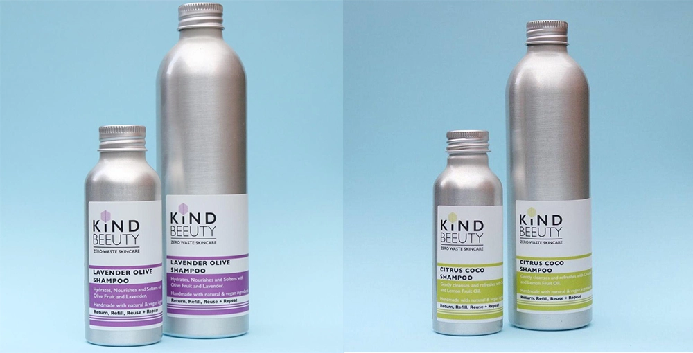 Flacon en aluminium KindBeeuty de 100 ml pour les soins personnels