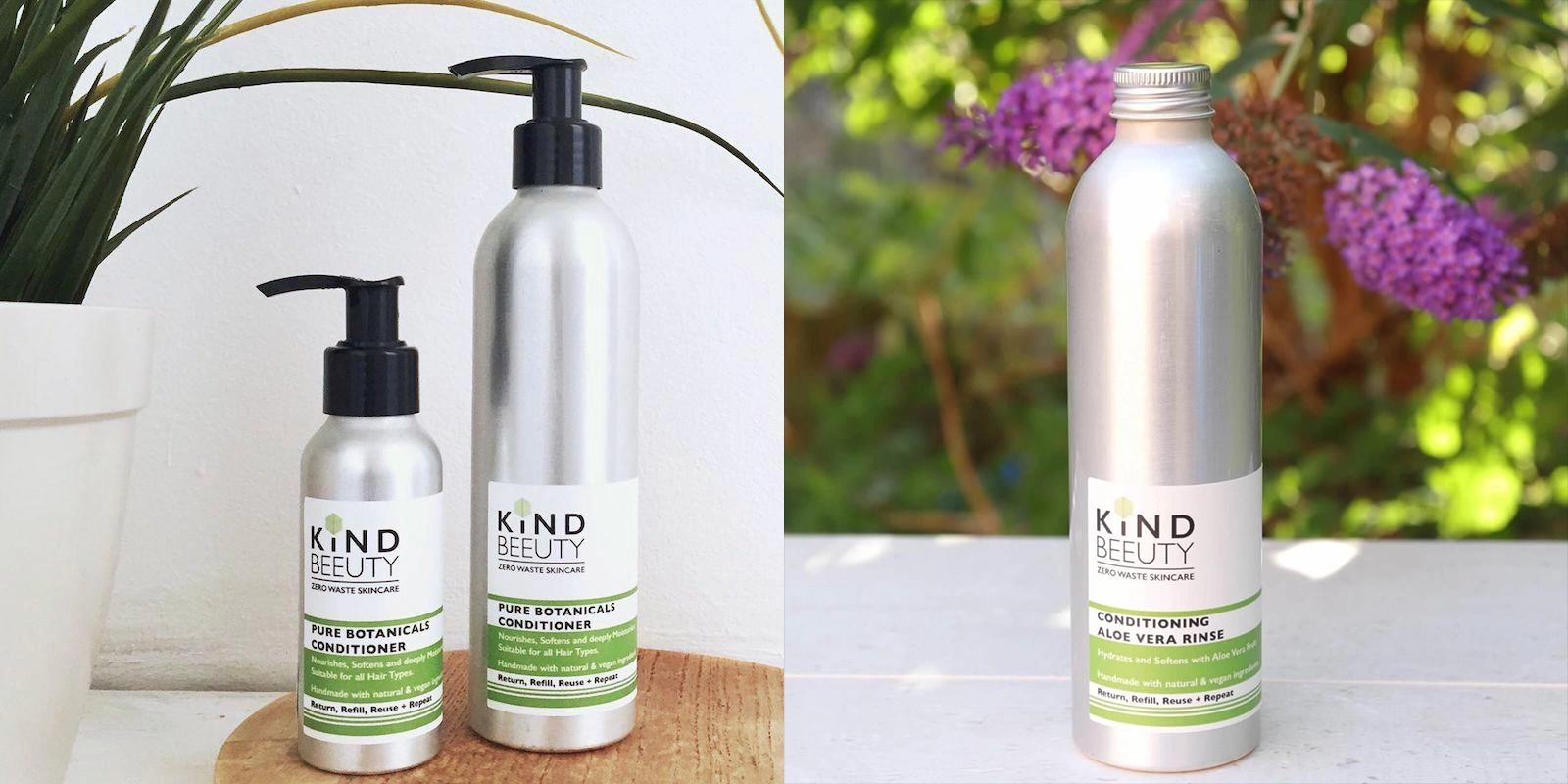 Flacon en aluminium KindBeeuty de 100 ml pour les soins personnels