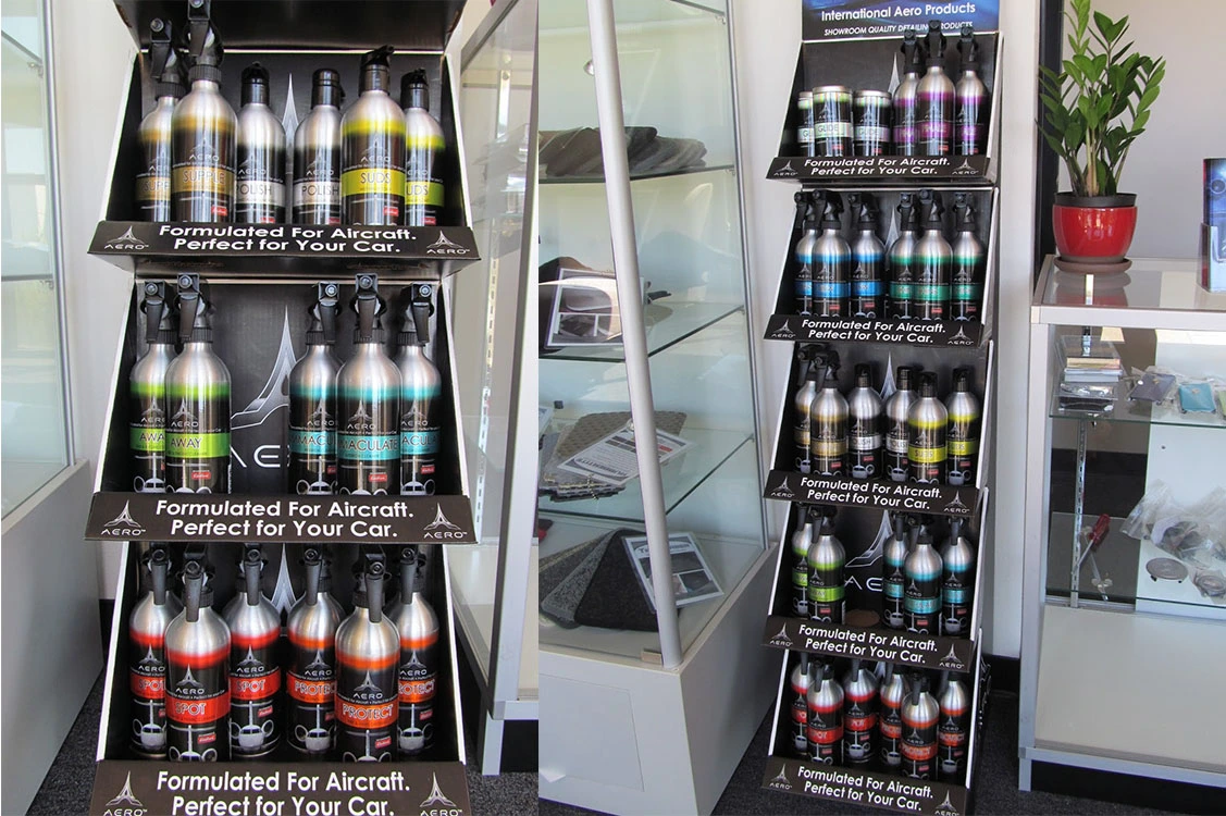 Frasco de alumínio AERO de 500ml para cuidados com o carro