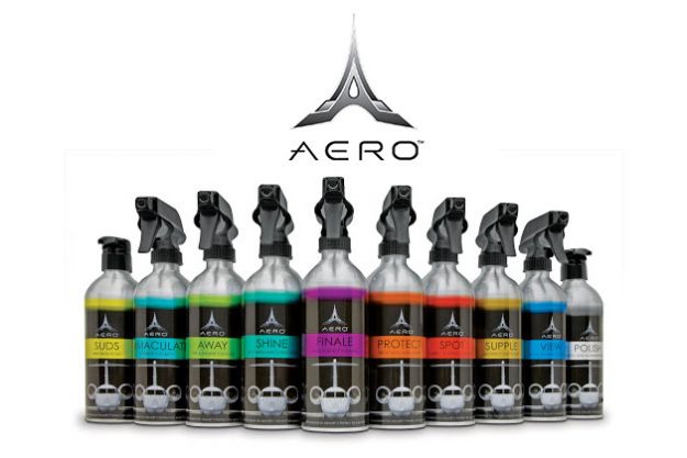 Bouteille en aluminium pour l'entretien de la voiture (1)