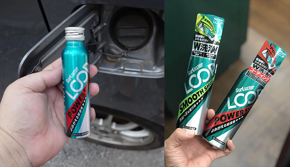 Flacon en aluminium SURLUSTER de 250 ml pour additif d'huile