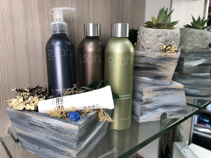 زجاجة ألومنيوم من جروه سعة 100 مل للعناية بالشعر