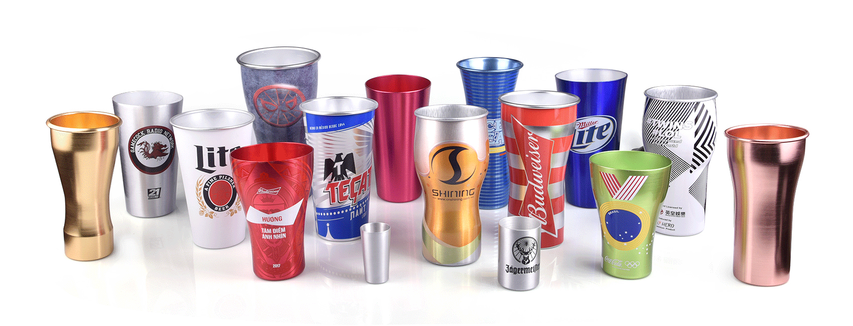 Ball to pilot disposable aluminum cups as an alternative to plastic