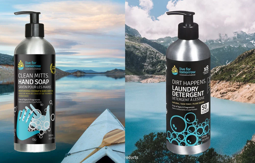 500ml Live for Tomorrow クリーニング用アルミボトル