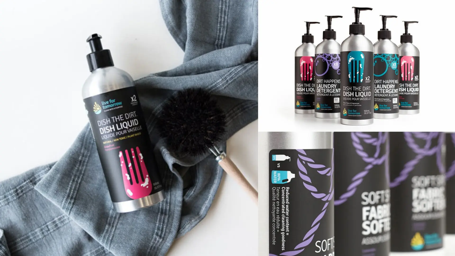 زجاجة ألومنيوم سعة 500 مل للتنظيف، مثالية لعش غدًا