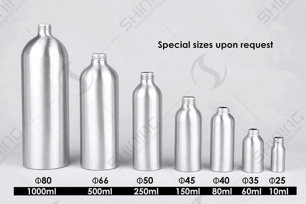 Aluminum Spray Bottle Size