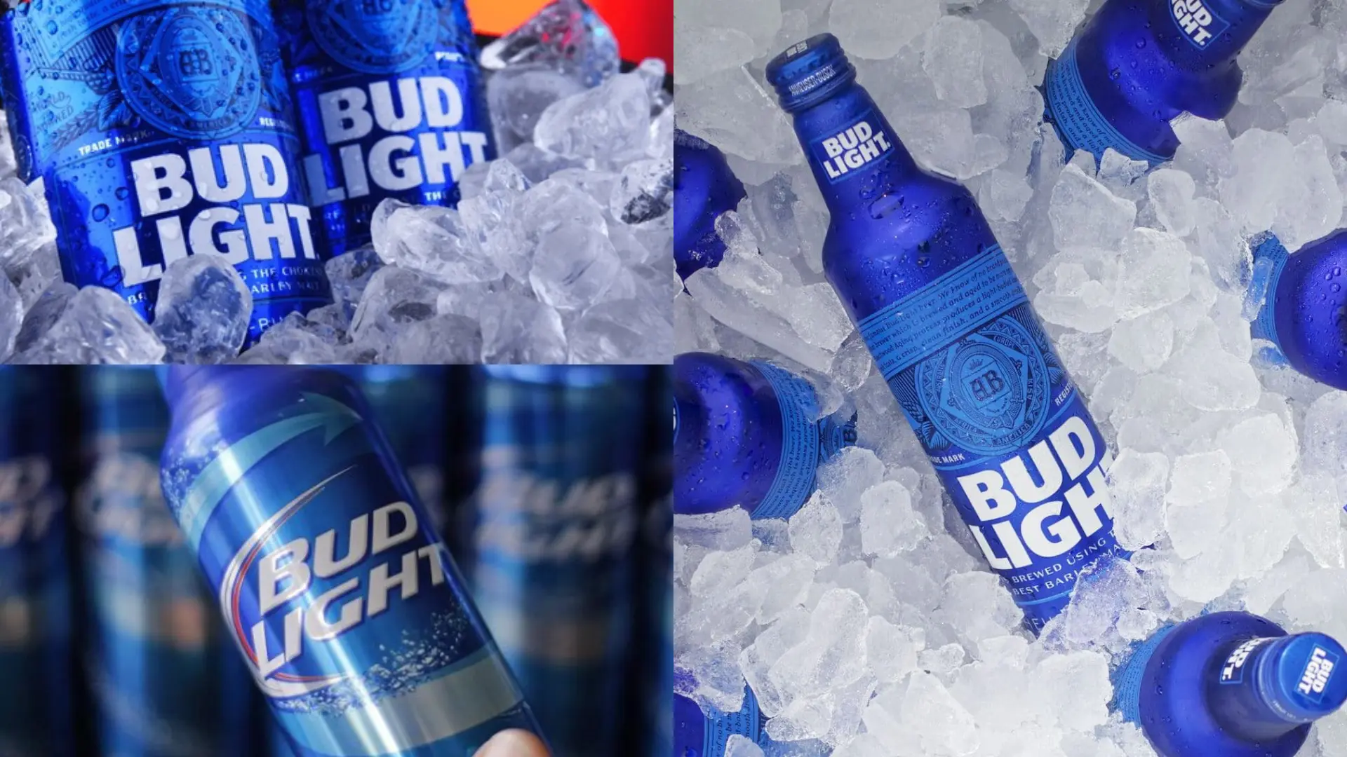 Алюминиевая бутылка Bud Light