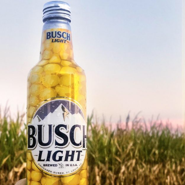 Garrafas Busch Light de Alumínio