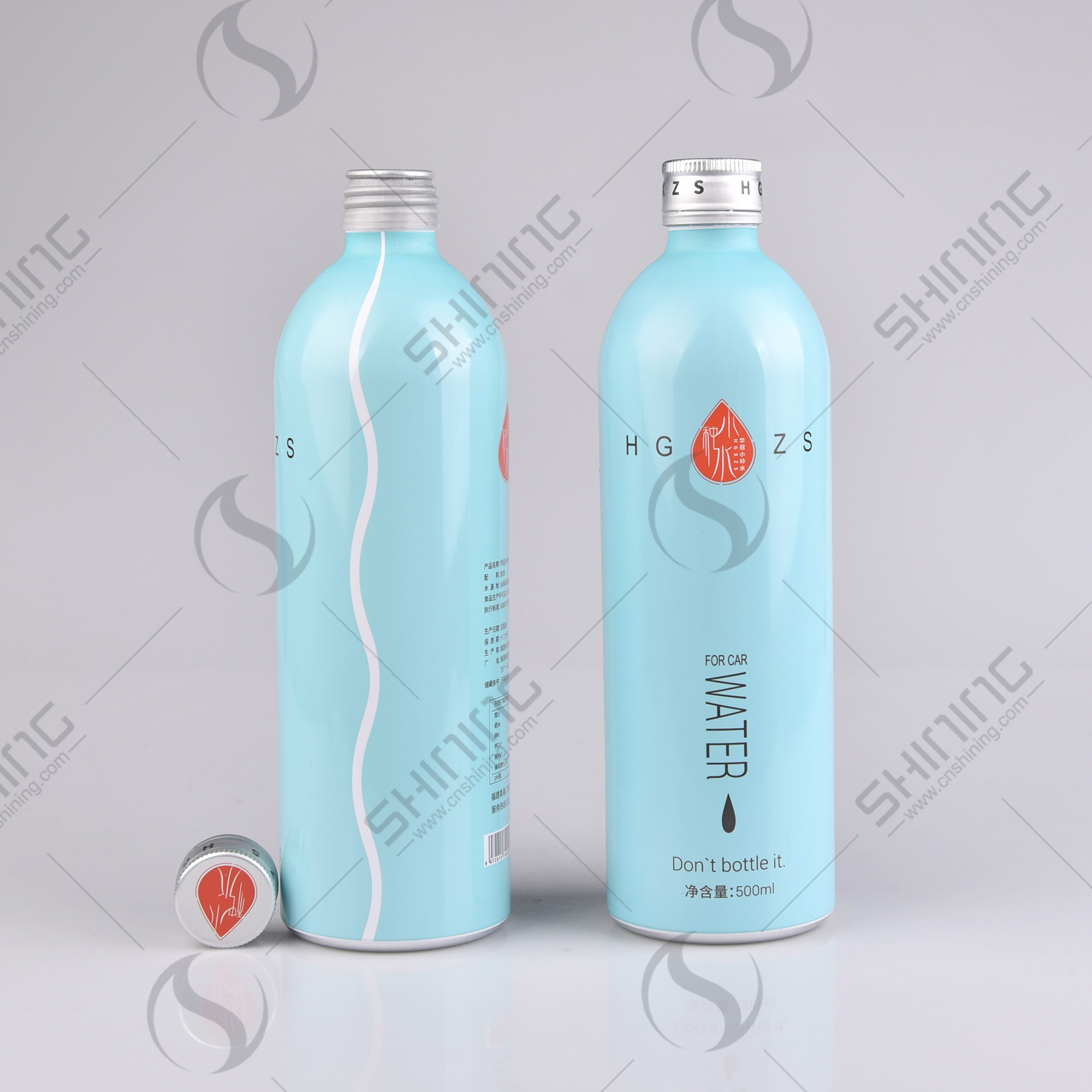 16 oz Aluminum beverage bottle