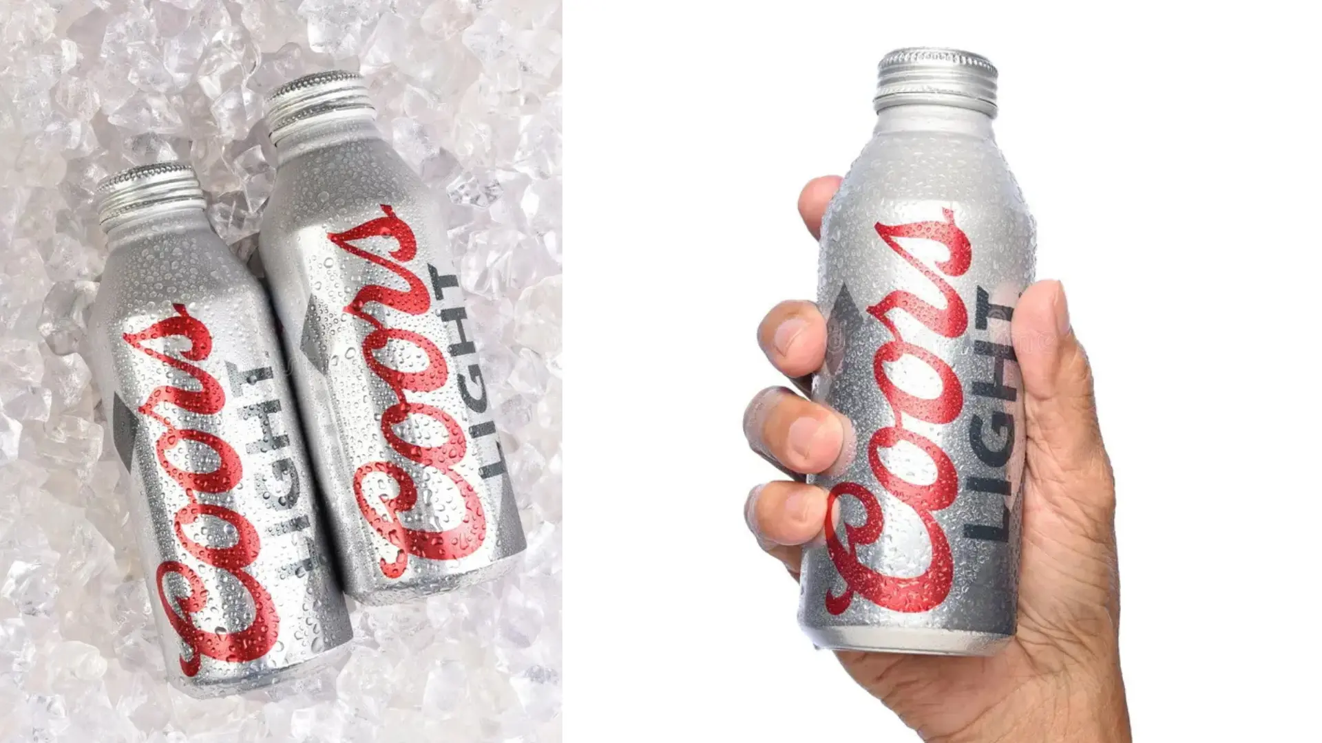 Coors Light Aluminum Bottle