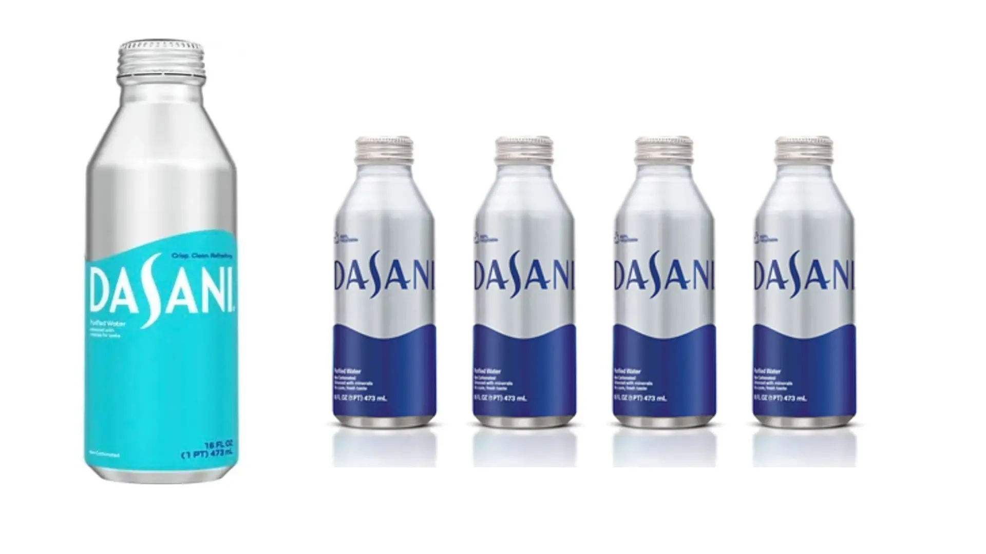 Dasani Aluminum Bottles