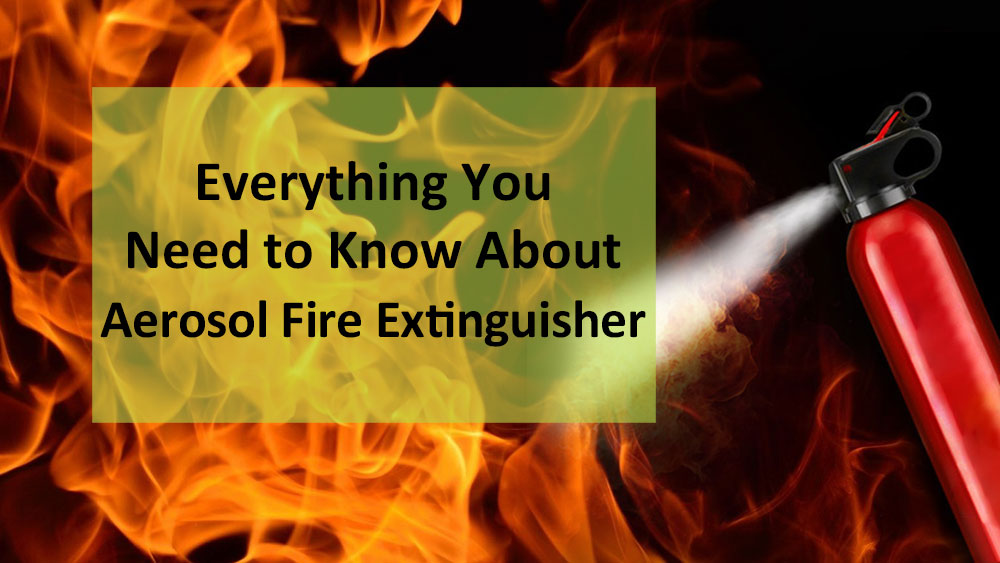 Tudo o que você precisa saber sobre extintor de incêndio em aerossol