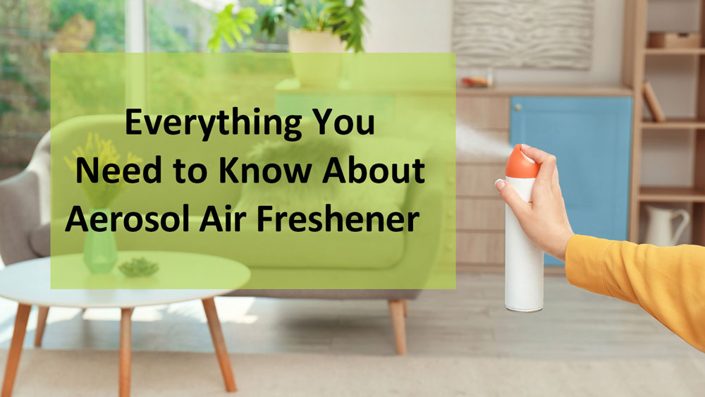 aerosol air freshener can