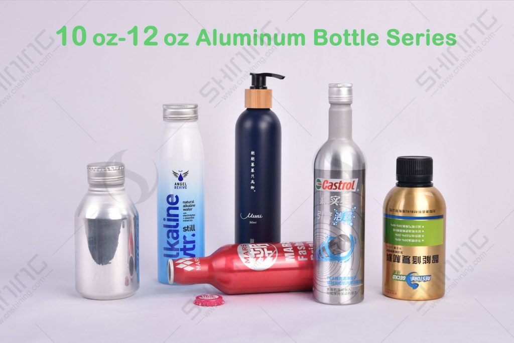 Bouteille en aluminium de 10 oz 12 oz et bouteille en aluminium de 300 ml et 350 ml