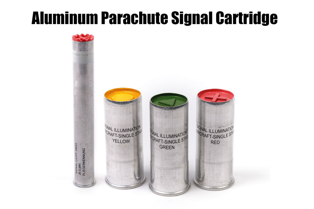 Aluminium-Fallschirm-Signalkartusche2