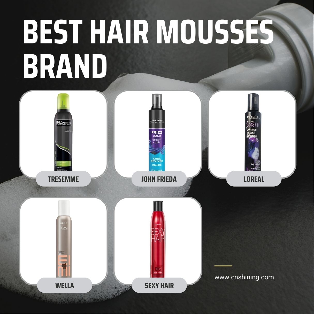 Hair mousses Aerosol Guide: Benefit, Principle, Ingredient, Brand