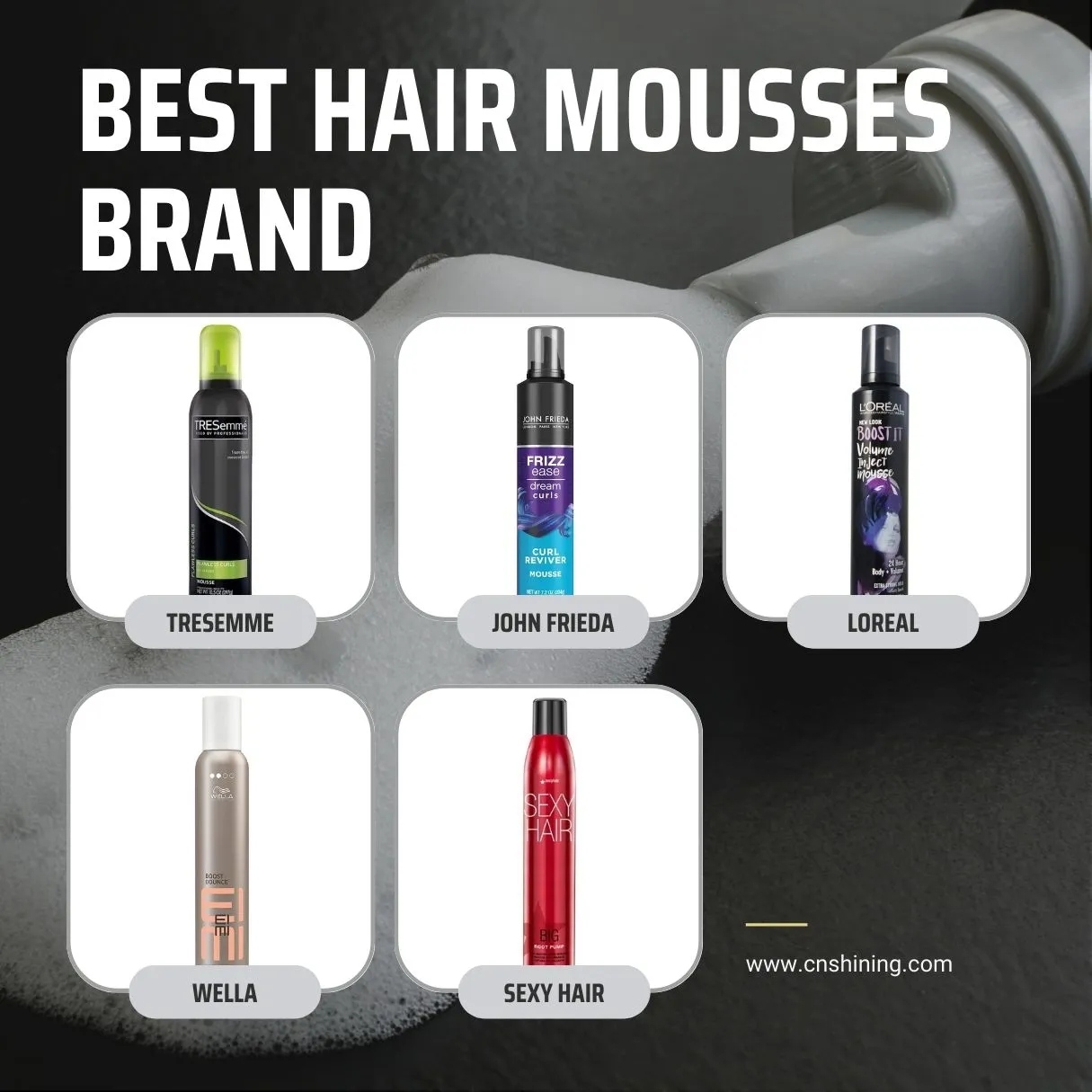 mousse hair spray