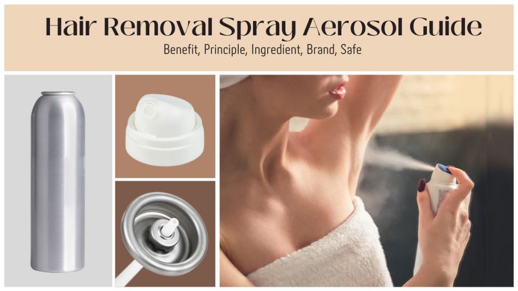 Hair Removal aerosol Spray can