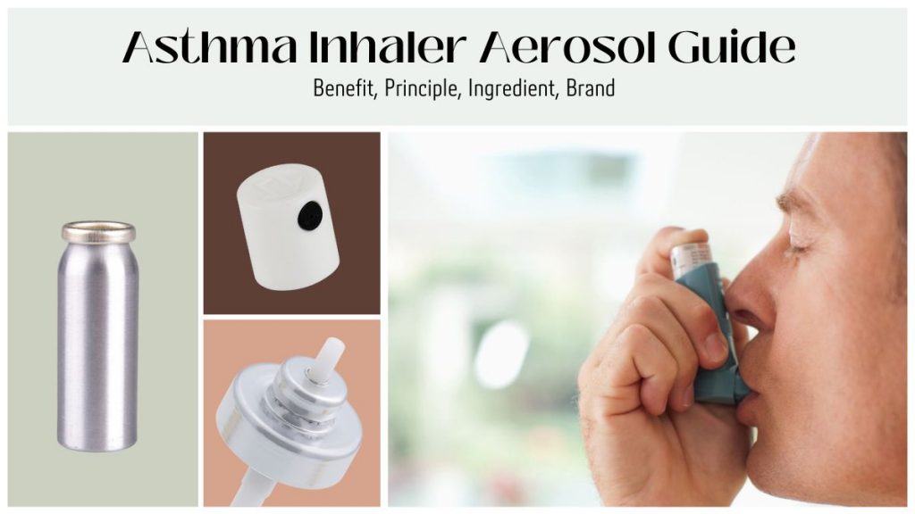 Asthma Inhaler aerosol can