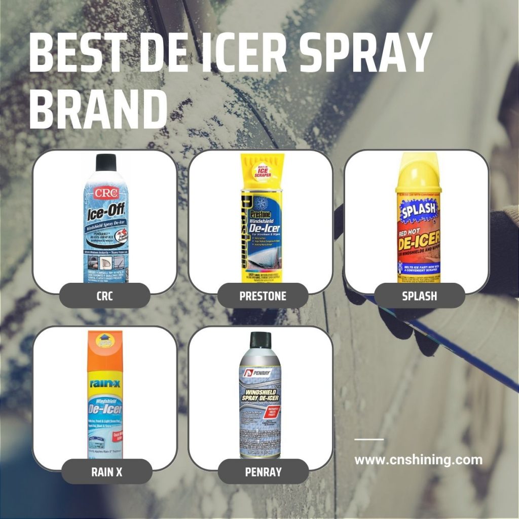 Meilleure marque de spray dégivrant