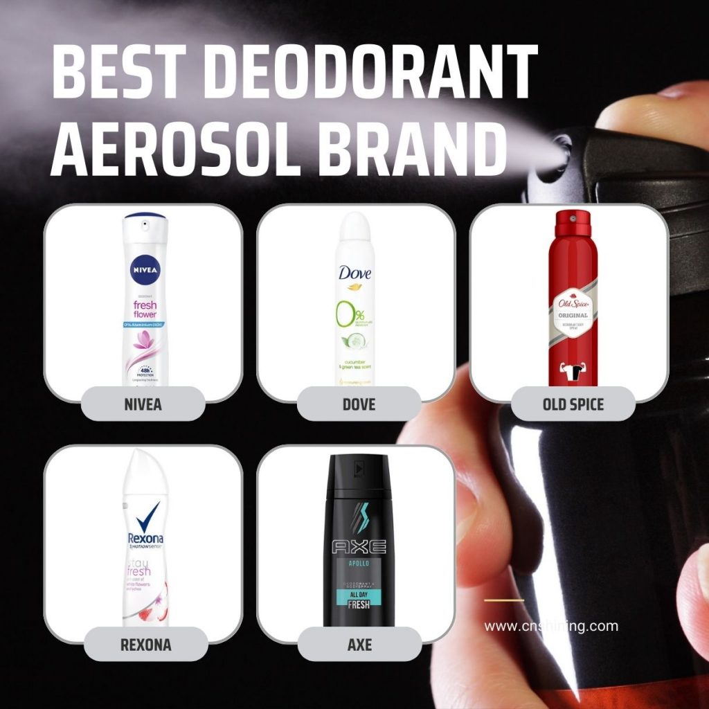 Meilleure marque de déodorant en aérosol