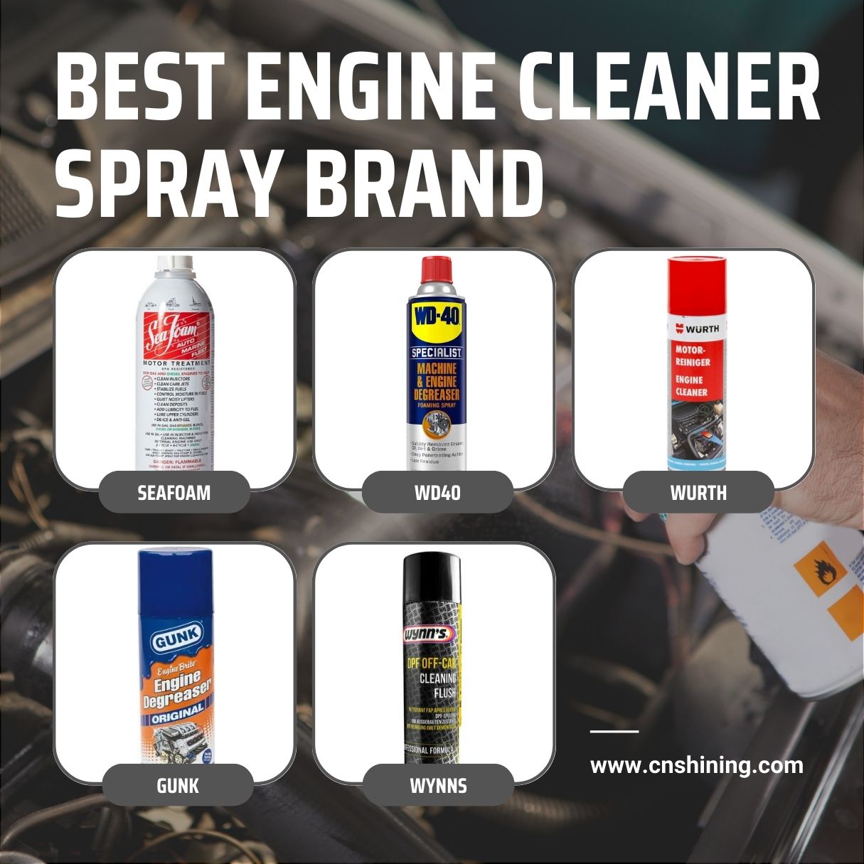 Engine Cleaner Spray Aerosol Guide Benefit, Principle, Ingredient, Brand